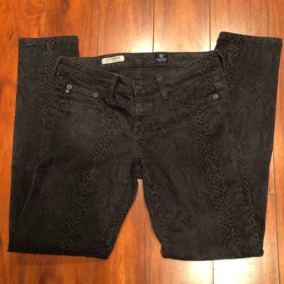AG Adriano Goldscmied Animal Print The Legging Super Skinny Fit Jean - Picture 4 of 16